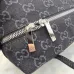 Gucci GG Black Denim Boston Crossbody Bag 875811 20×12×11CM #B67921