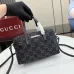 Gucci GG Black Denim Boston Crossbody Bag 875811 20×12×11CM #B67921