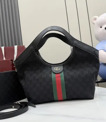 Gucci GG Canvas Web Stripe Bag 860845 Black 25x20x15cm #A62943 Gucci GG Canvas Web Stripe Bag 860845 Black 25x20x15cm #A62943