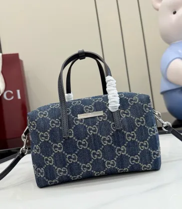 Gucci GG Denim Boston Bag Crossbody 875811 20×12×11CM #B67918