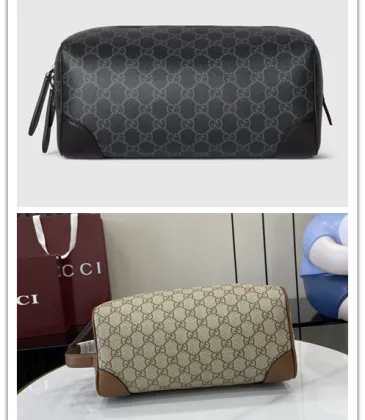Gucci GG Supreme Toiletry Bags in Classic Patterns for Travel and Grooming size:28×14×14cm #A53922 Gucci GG Supreme Toiletry Bags in Classic Patterns for Travel and Grooming size:28×14×14cm #A53922