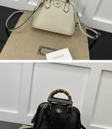 Brand G Leather Bamboo Top Handle Handbag 715775 | W20×H16×D8.5cm #B69312