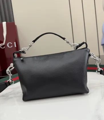 Gucci Leather Top Handle Bag 871595 Black 25.5x14x8cm #A62941 Gucci Leather Top Handle Bag 871595 Black 25.5x14x8cm #A62941