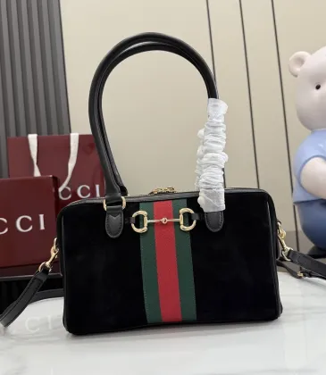 Gucci Web Stripe Horsebit Handbag 866732 Black 28x15x10cm #A62942 Gucci Web Stripe Horsebit Handbag 866732 Black 28x15x10cm #A62942