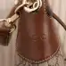 Gucci 855251 Hobo Shoulder Bag - Original Matte Brown Leather #A60517