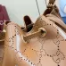 Gucci A002GW Perforated Leather Bucket Bag Drawstring Gold Hardware 20.5cm #B67270