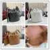Gucci A002GW Perforated Leather Bucket Bag Drawstring Gold Hardware 20.5cm #B67270