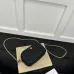 Gucci Black Pebbled Leather GG Marmont Mini Camera Bag with Gold Chain Strap 772759 #A58343