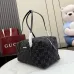 Gucci GG Black Denim Shoulder Handbag 875228 29×14×15CM #B67920