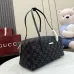 Gucci GG Black Denim Shoulder Handbag 875228 29×14×15CM #B67920