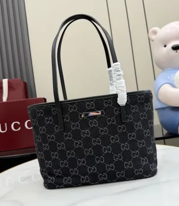 Gucci GG Black Denim Tote Shoulder Bag 875236 25×19×11.5CM #B67919