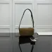 Gucci GG Marmont Half-Moon Shoulder Bag (2 Colors) – Camel Quilted Velvet &amp; Dark Green Leather with Gold-Tone Hardware #A59166