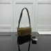 Gucci GG Marmont Half-Moon Shoulder Bag (2 Colors) – Camel Quilted Velvet &amp; Dark Green Leather with Gold-Tone Hardware #A59166