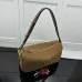 Gucci GG Marmont Half-Moon Shoulder Bag – Camel Quilted Velvet with Gold-Tone Hardware #A59165