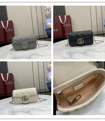Gucci GG Marmont Matelassé Leather Mini Shoulder Bag 16.5×10.2×5.1cm #A65033 Gucci GG Marmont Matelassé Leather Mini Shoulder Bag 16.5×10.2×5.1cm #A65033