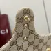 Gucci GG Marmont Quilted Canvas Chain Bag, 23 x 17 x 9 cm #A63210