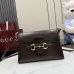 Gucci Horsebit Shoulder Crossbody Bag Leather A006N6 27.5×19×9CM #B67917