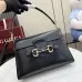 Gucci Horsebit Shoulder Crossbody Bag Leather A006N6 27.5×19×9CM #B67917
