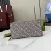Gucci 795048 GG Pattern Zip-Around Wallet in Beige PVC 20x11x3cm #A61866