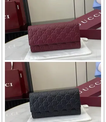 Gucci 847210 GG Embossed Leather Long Flap Wallet Multi Card Slots Clutch Purse #A65972 Gucci 847210 GG Embossed Leather Long Flap Wallet Multi Card Slots Clutch Purse #A65972