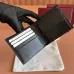 Gucci 850177 GG Embossed Leather Bifold Wallet Black Card Holder 10cm #B67271