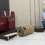 Gucci GG Supreme Canvas Mini Cylinder Bag: Iconic Design in Compact Form size:17.5×8×cm #A53541 Gucci GG Supreme Canvas Mini Cylinder Bag: Iconic Design in Compact Form size:17.5×8×cm #A53541