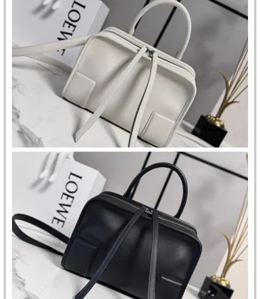 Loewe Amazona 180 Leather Handbag 24.5x10x18.5CM #A63850 Loewe Amazona 180 Leather Handbag 24.5x10x18.5CM #A63850