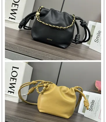 Loewe Flamenco Purse Napa Leather Bucket Bag 23×17×5.5cm #A65008 Loewe Flamenco Purse Napa Leather Bucket Bag 23×17×5.5cm #A65008