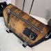 Loewe Flex Messenger Bag (822513) - Medium Size, Plaid Canvas &amp; Suede, Anagram Logo, Adjustable Strap #A59982
