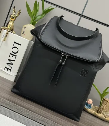 Loewe Goya Leather Backpack Laptop Bag 374115CM #A63853 Loewe Goya Leather Backpack Laptop Bag 374115CM #A63853