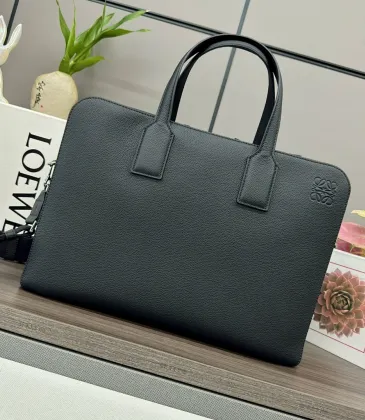 Loewe Goya Leather Briefcase Laptop Bag 38x27x8CM #A63848 Loewe Goya Leather Briefcase Laptop Bag 38x27x8CM #A63848