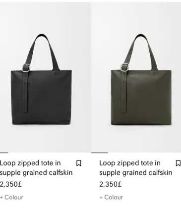 Loewe Loop Leather Tote Bag 35x35x10cm #A63846 Loewe Loop Leather Tote Bag 35x35x10cm #A63846