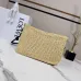 Loewe Medium Ola Raffia &amp; Leather Shoulder Bag, 26 x 13 x 18 cm #A63229