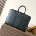 LV N41125 Porte-Documents Voyage Monogram Macassar Business Briefcase Handbag #B67277