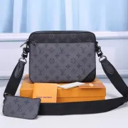 Louis Vuitton Message bag for Men original quality Monogram Eclipse #99117047 Louis Vuitton Message bag for Men original quality Monogram Eclipse #99117047