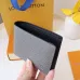 Louis Vuitton Style Slender Wallet - Monogram Taiga Leather Bifold Card Holder | 8 Card Slots + Paper Compartment (M81628) #A59492