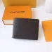 Louis Vuitton Style Slender Wallet - Monogram Taiga Leather Bifold Card Holder | 8 Card Slots + Paper Compartment (M81628) #A59492