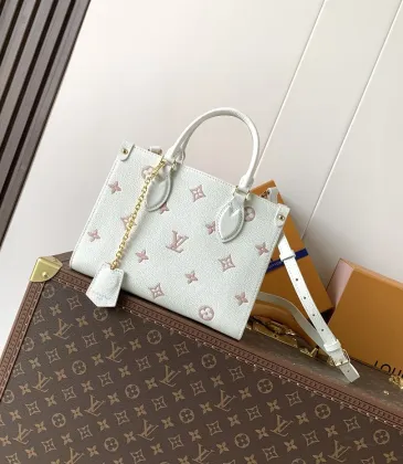 LV OnTheGo PM Monogram Leather Crossbody Tote 25×19×11.5cm #A65046 LV OnTheGo PM Monogram Leather Crossbody Tote 25×19×11.5cm #A65046