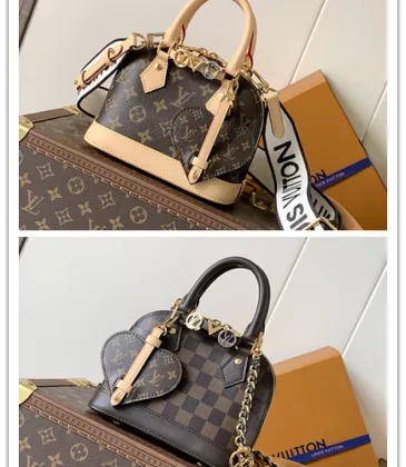 Louis Vuitton Alma BB Monogram Canvas Handbag 15×19.5×10cm #A65028 Louis Vuitton Alma BB Monogram Canvas Handbag 15×19.5×10cm #A65028