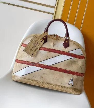 Louis Vuitton Alma Monogram Anniversary Canvas Handbag 39×30×19cm #A65034 Louis Vuitton Alma Monogram Anniversary Canvas Handbag 39×30×19cm #A65034