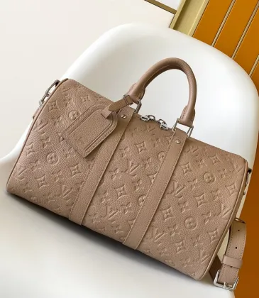 Elegant Beige Embossed Leather Speedy Bag For Timeless Luxury Travel And Style #A49952 Elegant Beige Embossed Leather Speedy Bag For Timeless Luxury Travel And Style #A49952