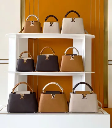 Louis Vuitton Capucines Handbag Collection In Timeless Neutral Tones #A51645 Louis Vuitton Capucines Handbag Collection In Timeless Neutral Tones #A51645