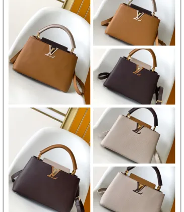 Louis Vuitton Capucines Handbag Collection In Diverse Colorways And Textures #A51212 Louis Vuitton Capucines Handbag Collection In Diverse Colorways And Textures #A51212
