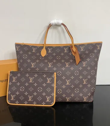 Louis Vuitton Monogram Canvas Tote Set With Matching Pouch For Fashion Lovers #A53367 Louis Vuitton Monogram Canvas Tote Set With Matching Pouch For Fashion Lovers #A53367