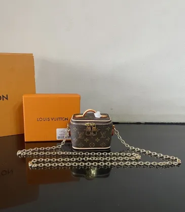 Louis Vuitton M03772 Micro Vanity Monogram Canvas Mini Chain Crossbody Handbag #A65989 Louis Vuitton M03772 Micro Vanity Monogram Canvas Mini Chain Crossbody Handbag #A65989