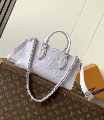 Louis Vuitton M15192 OnTheGo East West Tote Bag - Monogram Empreinte Leather (Purple) with Microchip #A60519 Louis Vuitton M15192 OnTheGo East West Tote Bag - Monogram Empreinte Leather (Purple) with Microchip #A60519