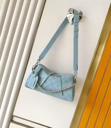 Louis Vuitton M29317 Mahina Hand It All Perforated Leather Shoulder Crossbody Handbag #A65981 Louis Vuitton M29317 Mahina Hand It All Perforated Leather Shoulder Crossbody Handbag #A65981