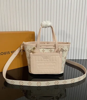 Louis Vuitton M2A46 Neverfull Inside Out BB Monogram Dune Tote Handbag #B67280