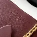 Louis Vuitton Speedy Bandoulière 20 – Burgundy Monogram Empreinte Leather with Gold-Tone Lock &amp; Chain Strap #A59170