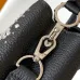Louis Vuitton Women's Black Grained Leather Handbag with Crystal Embellishments &amp; Signature LV Logo M25934 #A57318